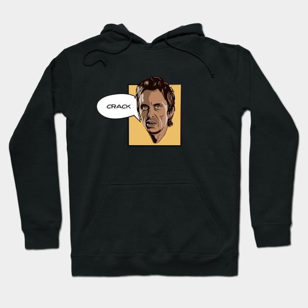 Crack - Super Hans Hoodie by BobbyShaftoe